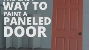 How to Paint a Paneled Door