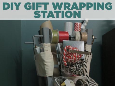 DIY Gift-Wrapping Station