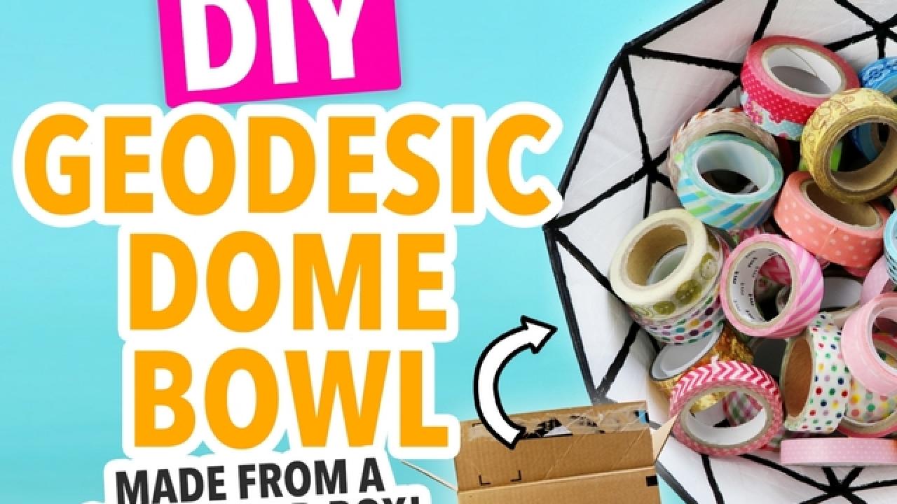 DIY Geodesic Dome Bowl