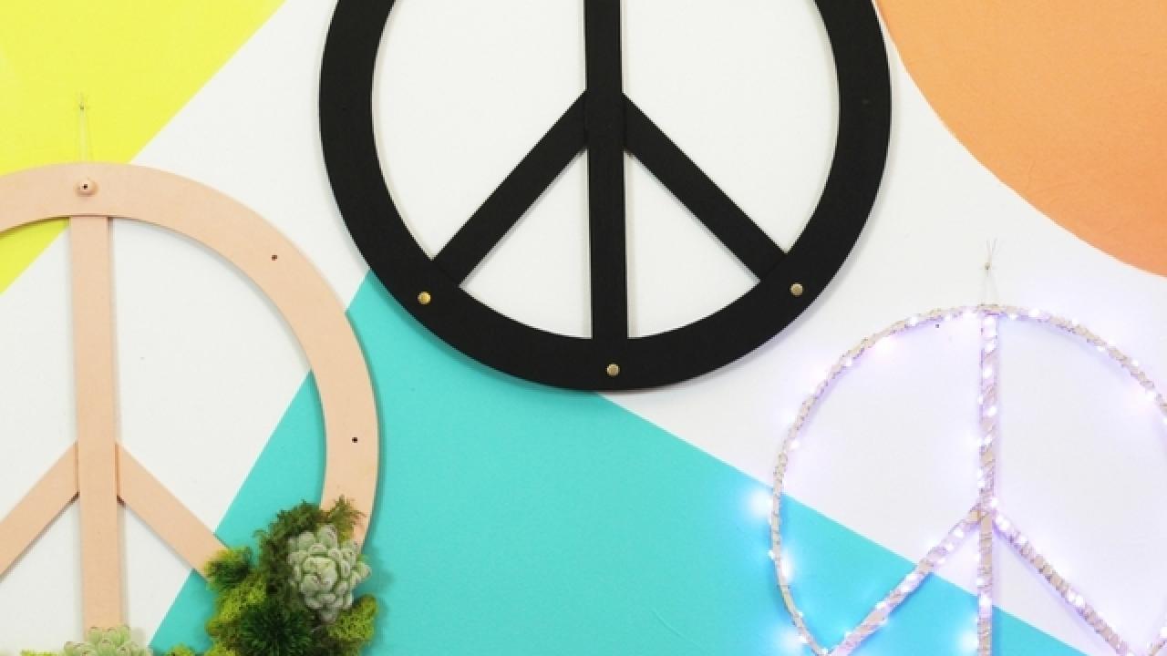 DIY Peace Signs