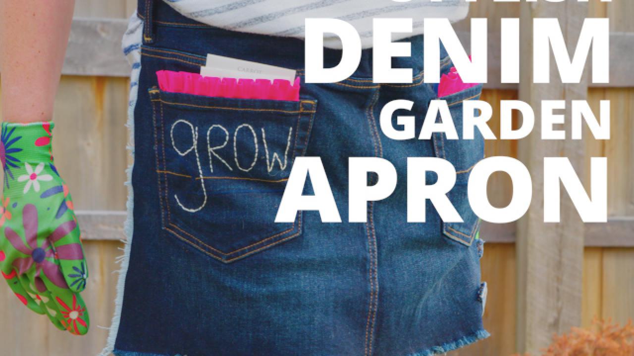 DIY Denim Garden Apron