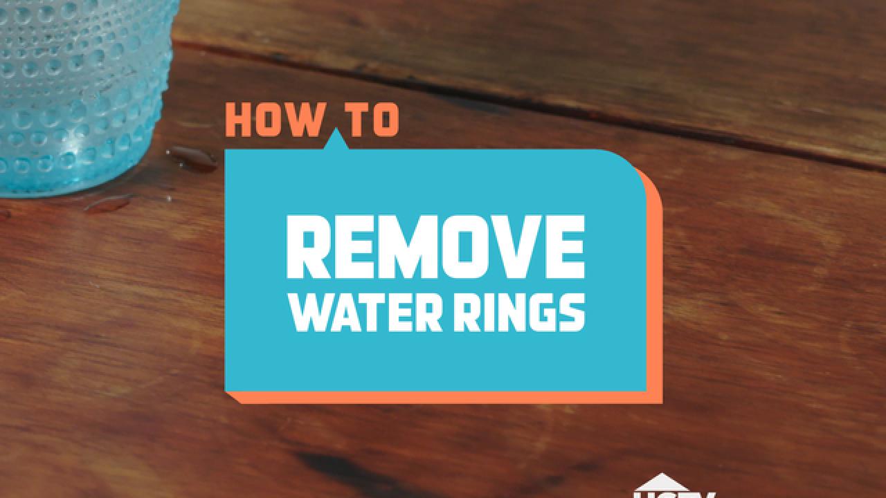 How to Remove Water Rings