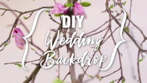 DIY Wedding Backdrop