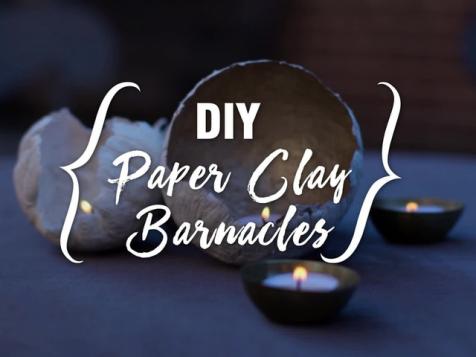 DIY Paper Clay Barnacles