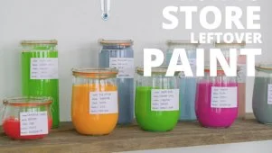 How to Store Leftover Paint