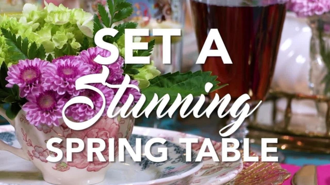 Stunning Spring Table Setting