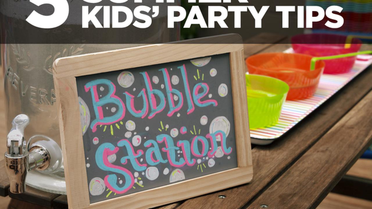 5 Time-Saving Kids' Party Tips