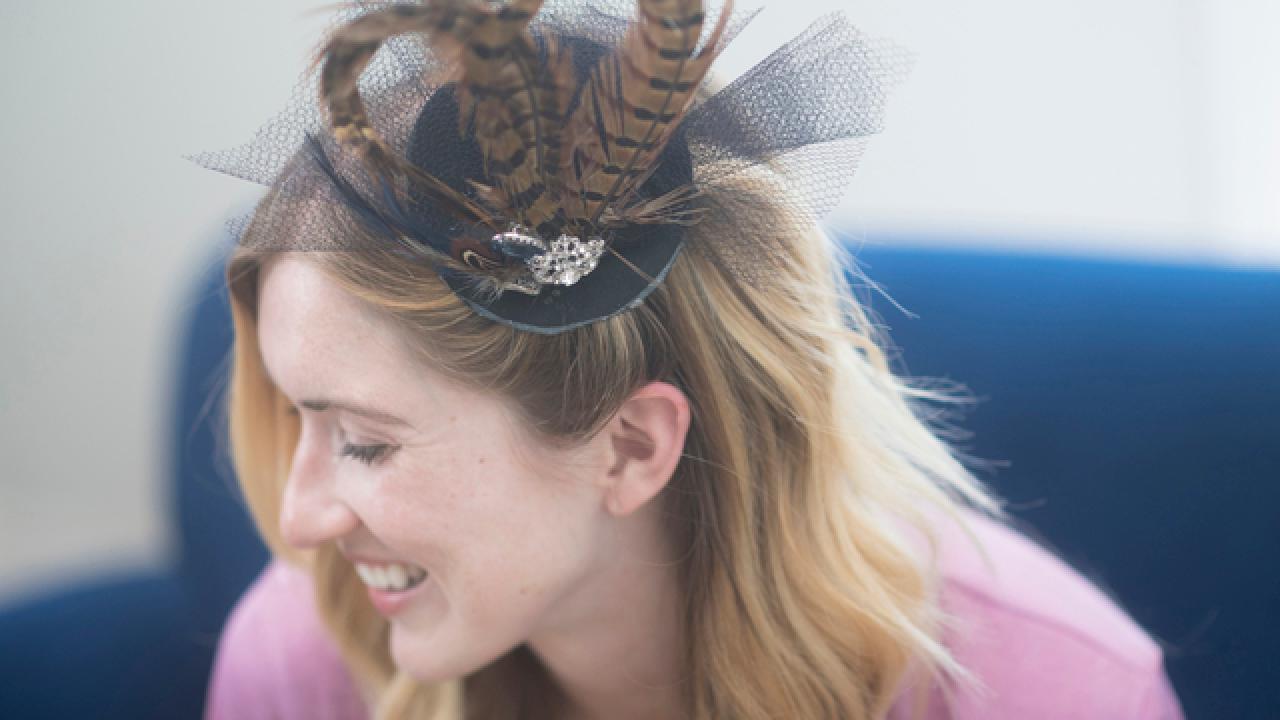 DIY Feathered Fascinator