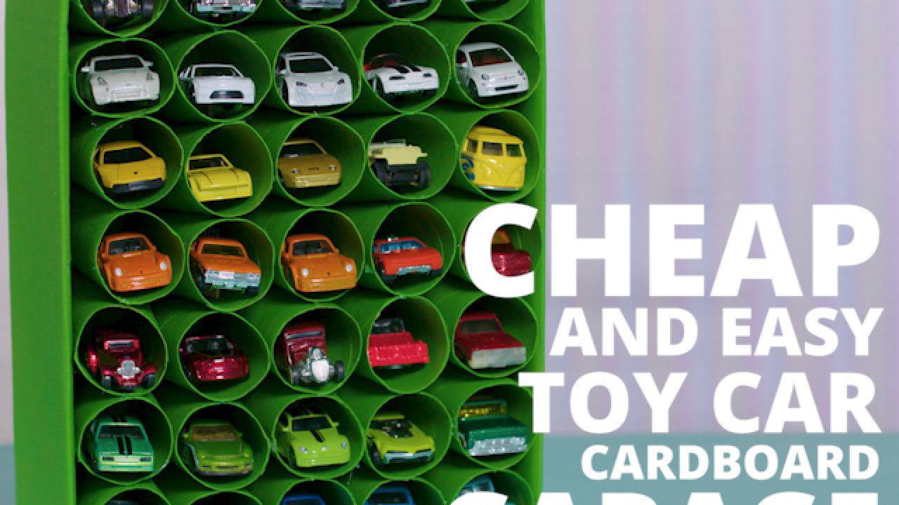 DIY Toy Car Garage