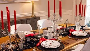 Budget-Friendly Dragon Castle Tablescape