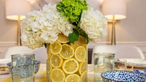 Amalfi Coast Lemon Tablescape