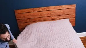 DIY Wood Headboard