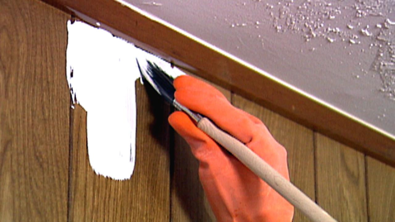 How to Paint Over Wood Paneling