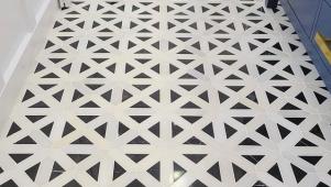 Install a Patterned Tile Floor