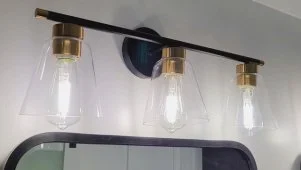 DIY Bathroom Light Upgrade