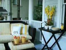 Cheerful Porch With Southern Appeal 