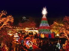 Holiday lights display in Branson, MO
