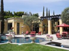Oriole Drive: Outdoor Mediterranean Space With Pool
