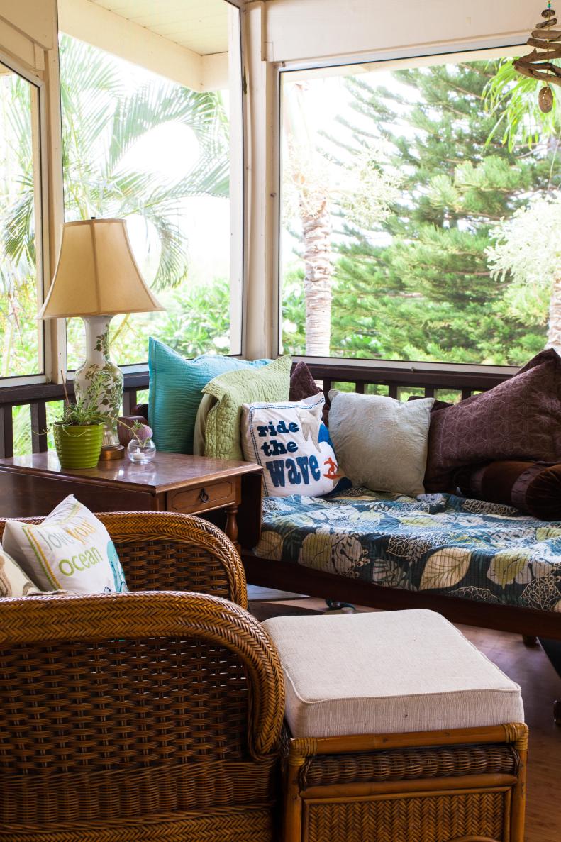 Outdoor Space at Puako Home Featured on HGTV's Hawaii Life