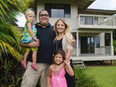 Carl & Jenn Sokia With Two Daughters on HGTV's Hawaii Life