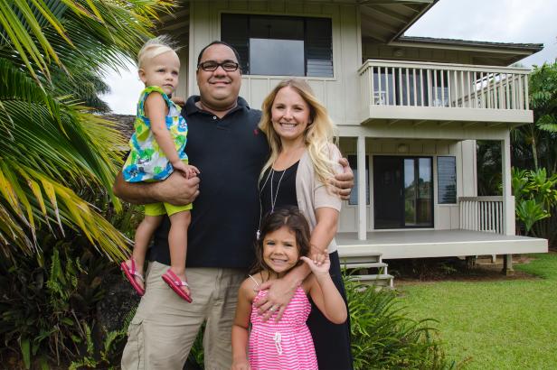 Carl & Jenn Sokia With Two Daughters on HGTV's Hawaii Life