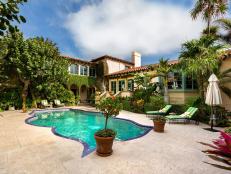 Tropical Pool at Ivana Trump's Home in Palm Beach
