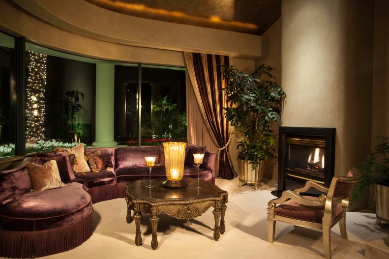 Elegant Sitting Room at Eddie Murphy's Former California Estate