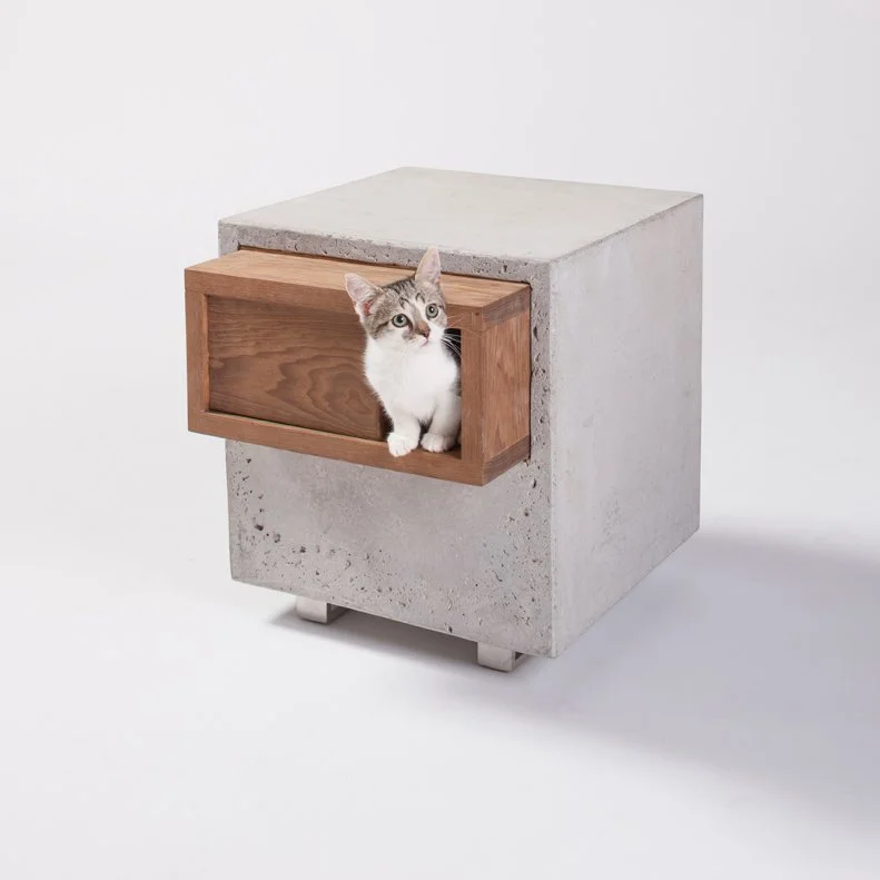 Cat House: Concrete Cat Condo by Standard Architecture Design