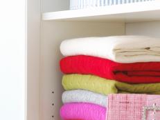 Folded Sweaters in Closet