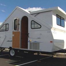 Towable White RV