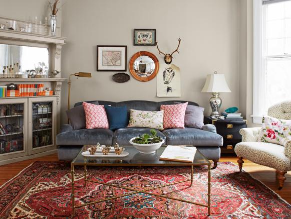 eclectic living room