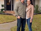 Fixer Upper Hosts in Front of Gulley Home 