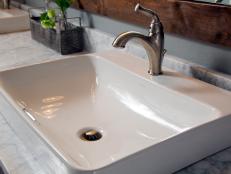 Vessel Sink and Marble Countertop