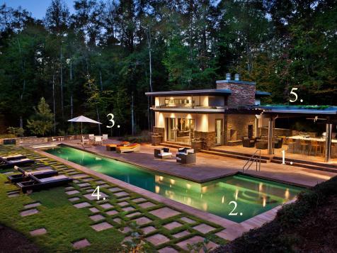 Great Escapes: A Modern Georgia Pool House