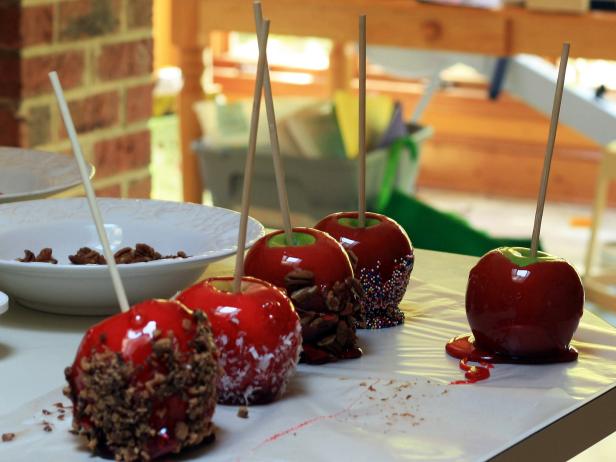 homemade candy apples