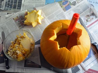 Cookie Cutter Pumpkin Carving