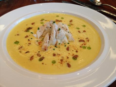 Butternut Squash and Crab Bisque