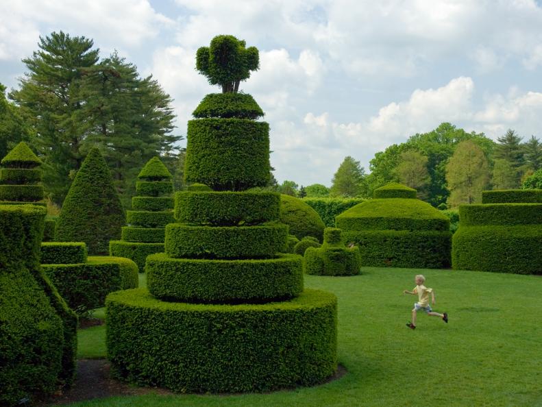The ultimate playground for children, Longwood Gardens is also an inspiration to painters with its beautifully designed landscapes and topiary garden.