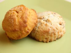 Sweet potato biscuits can be served with sweet or savory accompaniments.&nbsp;