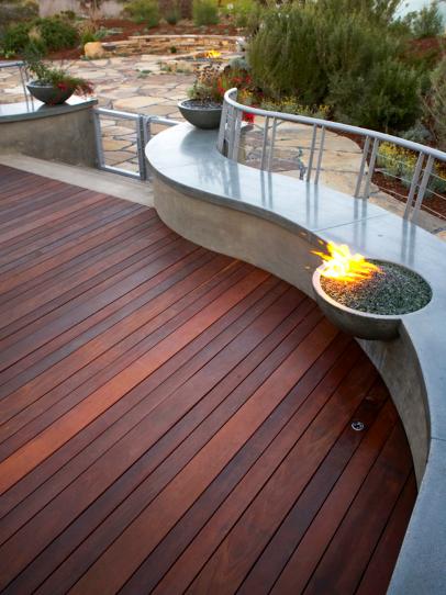 A Guide To Fire Pit Burners, Can A Propane Fire Pit Be Used On Wooden Deck