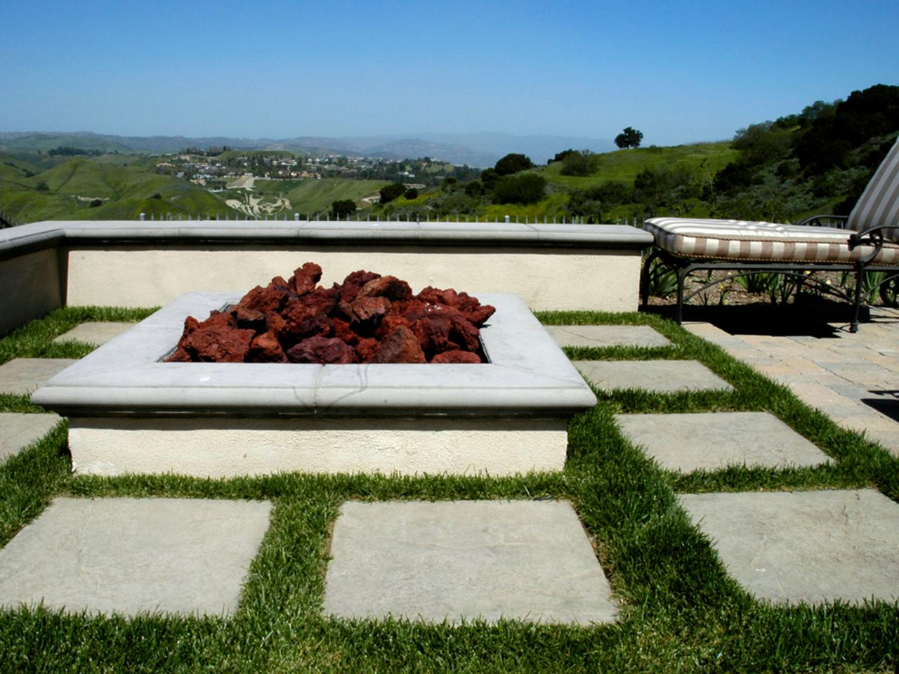 Square And Rectangular Fire Pits, Square Patio Fire Pit Ideas
