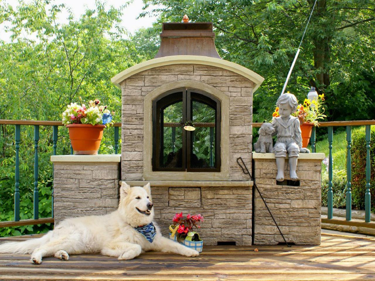 Deck Fireplace Ideas And Options Hgtv