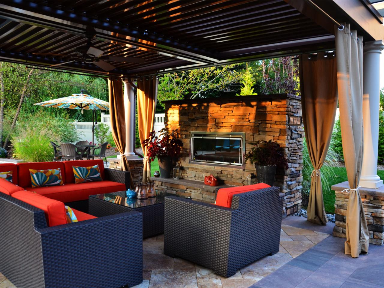 Gather info on outdoor fireplace costs