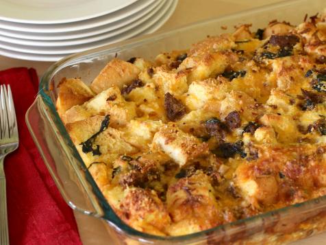 Christmas Brunch: Spinach and Sausage Strata Recipe