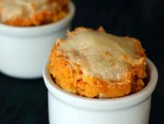 Savory sweet potato souffl&eacute; is an elegant side dish for any winter feast.