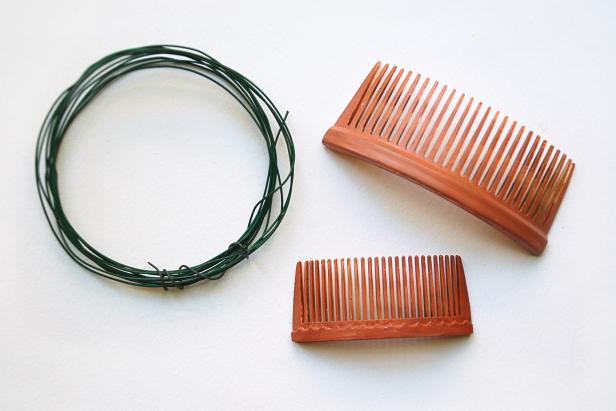 Wire hair store combs supplies