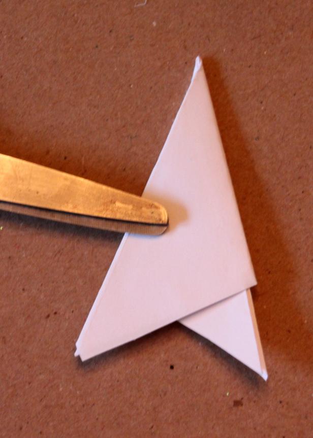 Your final piece of folded paper should look like this.
