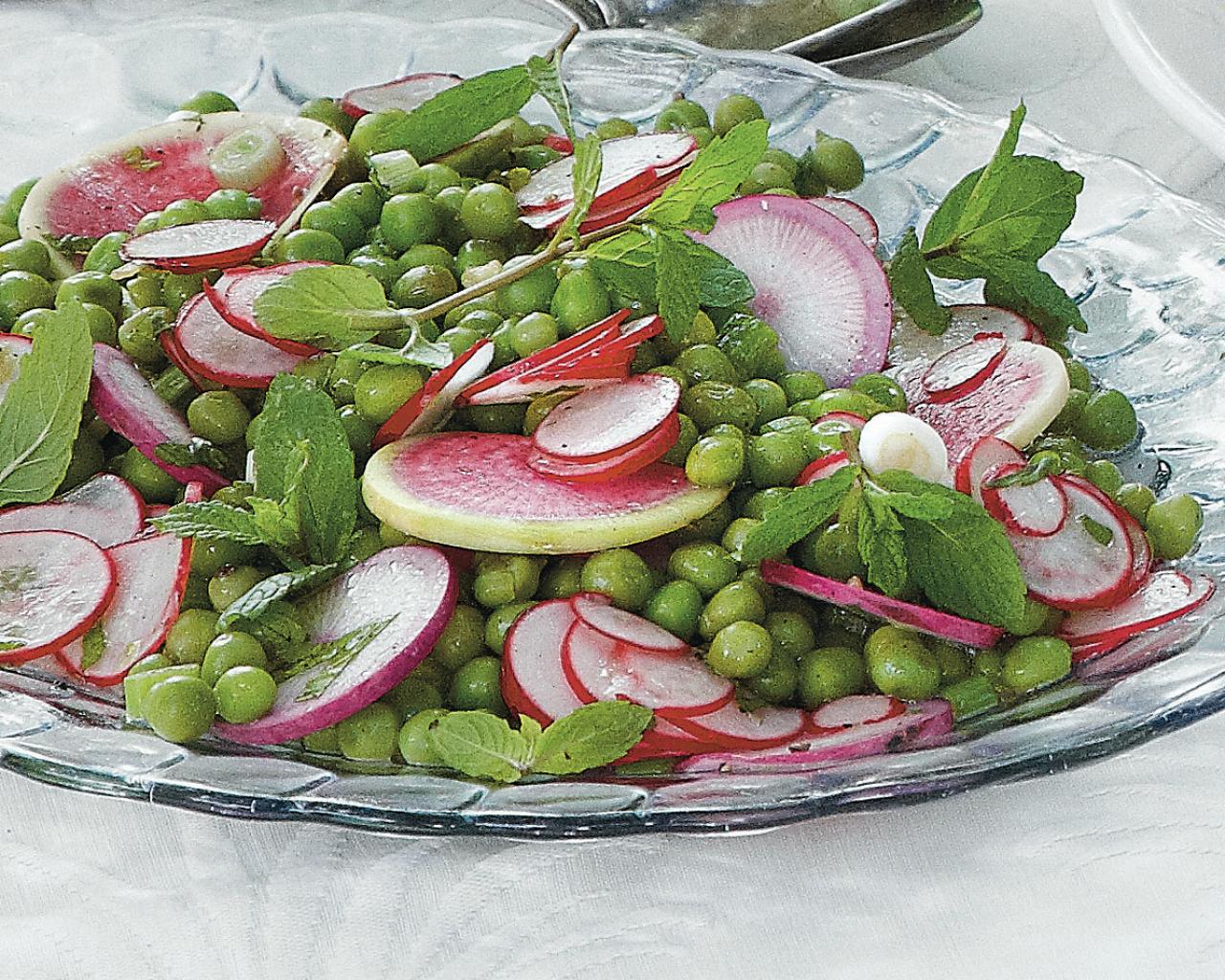 A Delicious Pea And Radish Salad Recipe Hgtv - 