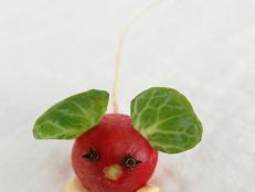 This radish mouse is so simple and adorable, you might have to make more than one!