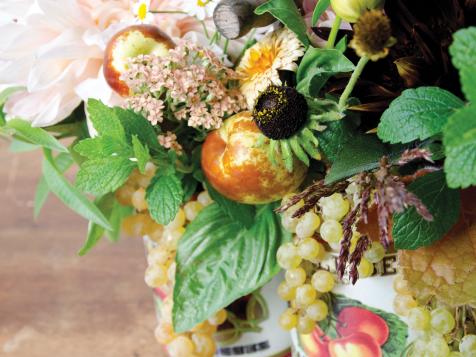 Mixed Fruit: Blend Flowers and Produce in Arrangements